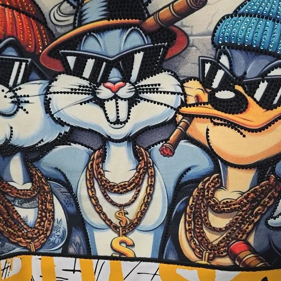 Left Point White Hoodie for Men